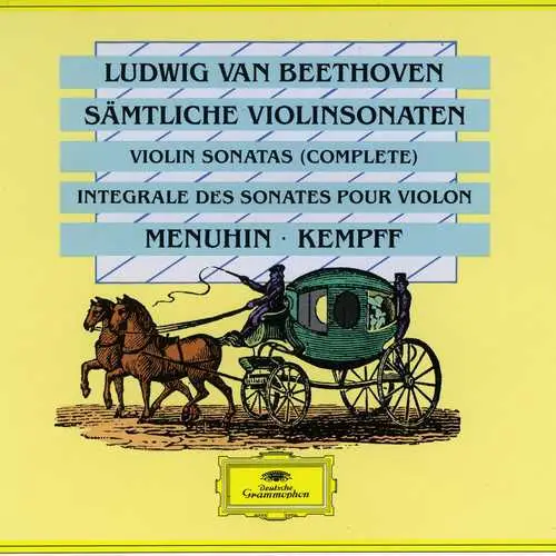 Yehudi Menuhin Wilhelm Kempff Beethoven Complete Violin Sonatas