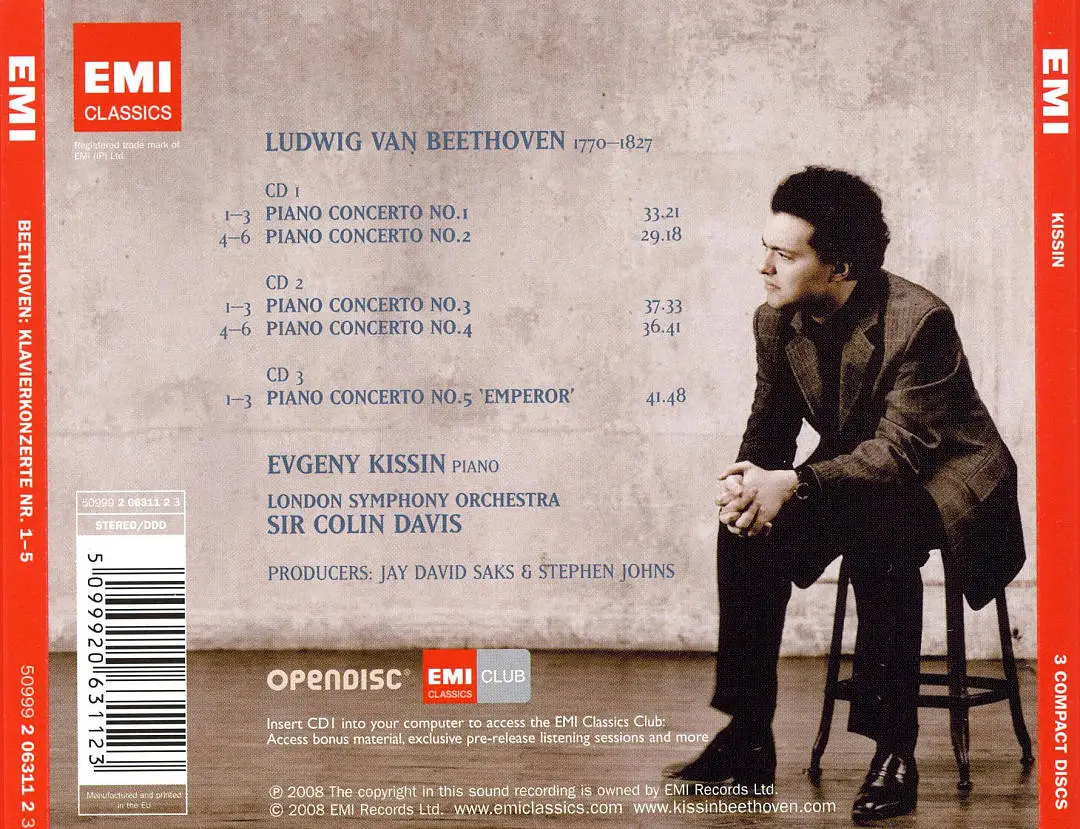 Evgeny Kissin Beethoven Complete Piano Concertos Avaxhome