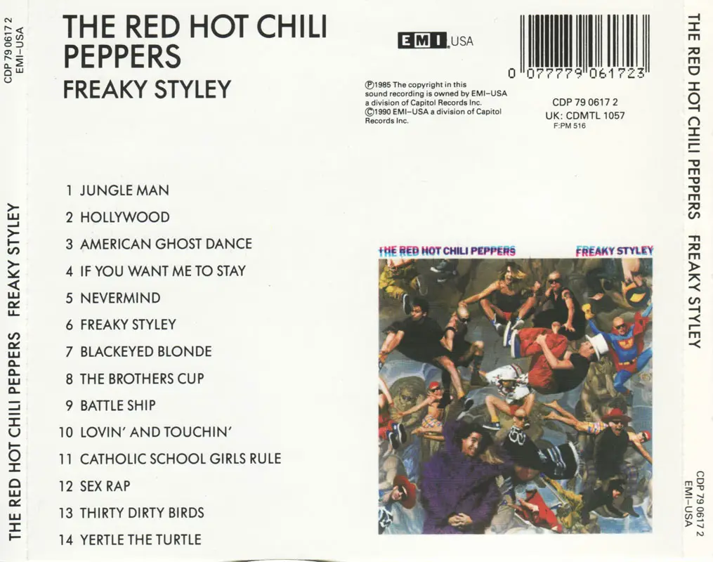 Red Hot Chili Peppers Freaky Styley 1985 AvaxHome