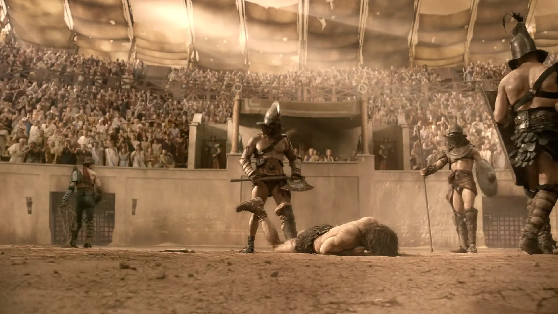 Гладиаторы на арене Колизея