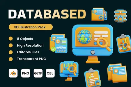 EE - Databased 3D Illustration 2A547FR