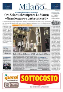 il Giornale Milano - 23 Novembre 2024