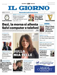 Il Giorno - 13 Aprile 2025
