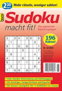 Sudoku macht fit - No.5 2025