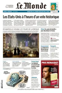 Le Monde du Mercredi 6 Novembre 2024