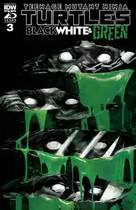 Teenage Mutant Ninja Turtles-Black, White &amp; Green 003 2024 digital Raphael