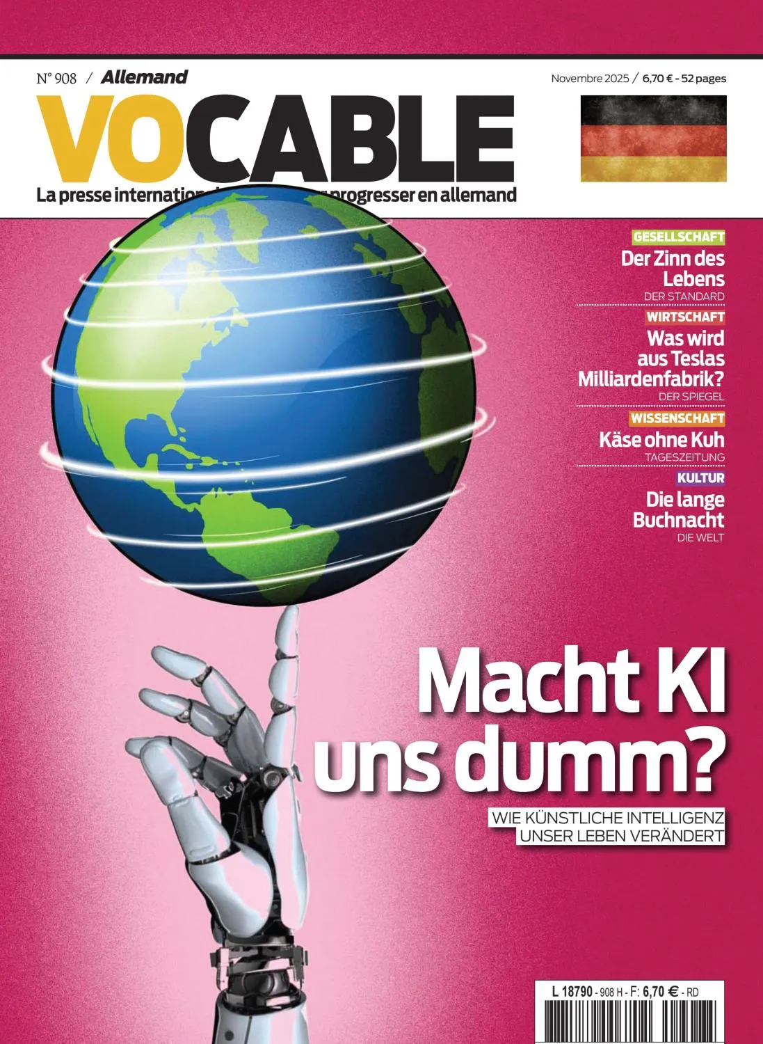 Vocable Allemand N.908 - Novembre 2025