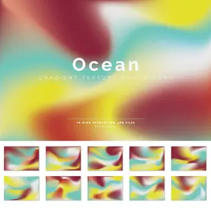 EE - Ocean Gradient Texture Background K6YWT7H