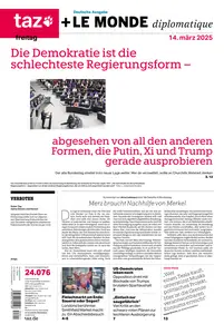 taz die tageszeitung  - 14 März 2025