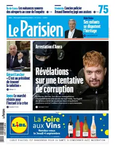 Le Parisien du Mercredi 3 Septembre 2025