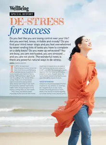 WellBeing Special Report - De-Stress for Success 2015