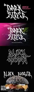 Dark Sider - Handwritten Graffiti Font YH3Q2WV
