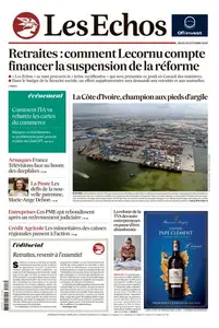 Les Echos du Jeudi 23 Octobre 2025