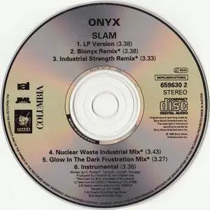 Onyx - Slam (Europe CD5) (1993) {JMJ/Chaos Recordings}