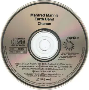 Manfred manns earth band. Manfred Mann's Earth Band chance 1980 CD. Manfred Mann chance 1980. Manfred Mann's Earth Band chance 1980 LP. Manfred Mann's Earth Band chance 1980 обложка.