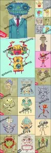 Stock Vector - Robot Vector Pack 1