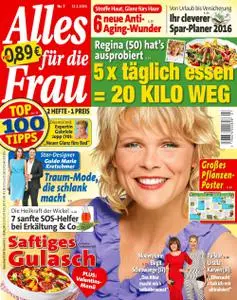 Alles für die Frau – 12. Februar 2016