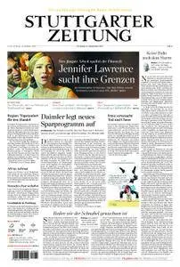 Stuttgarter Zeitung Stadtausgabe (Lokalteil Stuttgart Innenstadt) - 12. September 2017