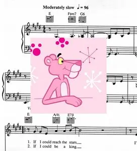 Pink Panthere Sheet Music For Piano & Alto Saxo