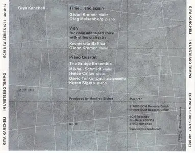 Giya Kancheli - In L'Istesso Tempo (2005) {ECM 1767}