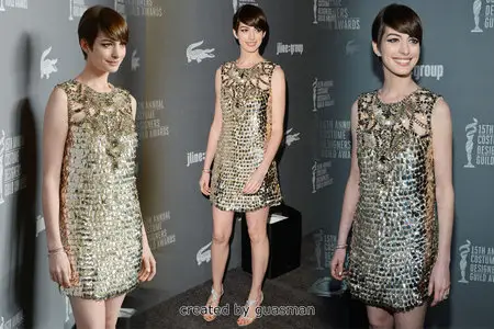 Anne Hathaway - 15th Annual Costume Designers Guild Awards February 19, 2013