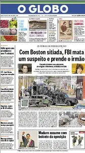 Jornal O Globo em PDF, Sabado, 20 de Abril de 2013 