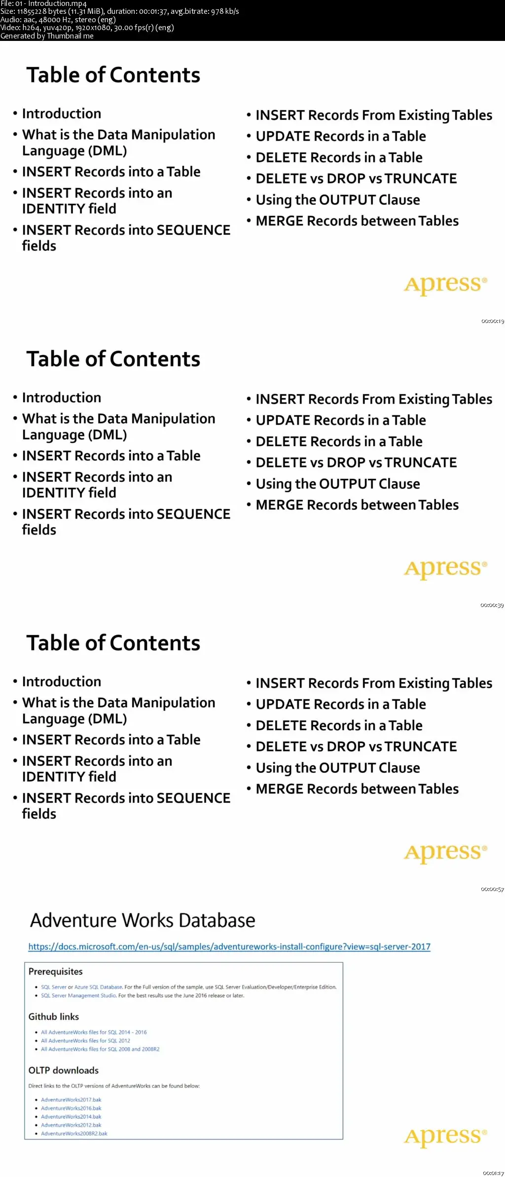T-SQL Data Manipulation: Inserting, Updating, Deleting, and Merging in SQL Server