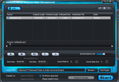 Daniusoft iPhone Ringtone Maker 1.0.3.0