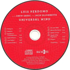 Luis Perdomo with Drew Gress and Jack DeJohnette - Universal Mind (2010)