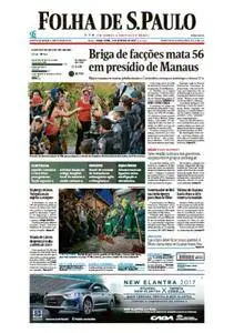 Folha de São Paulo - 3 Janeiro 2017 - Terça