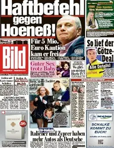Bild Zeitung vom 24 April 2013