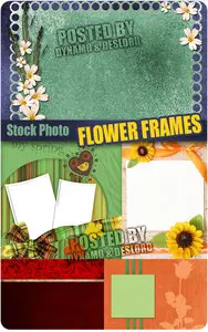 Flower frames - UHQ Stock Photo