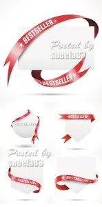 Blank Sale Tags Vector