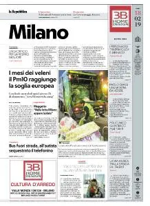 la Repubblica Milano - 18 Febbraio 2019
