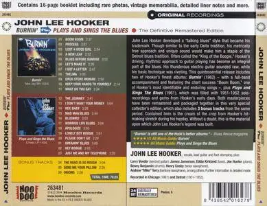 John Lee Hooker - Burnin' & Plays And Sings The Blues (1961-62) {The Definitive Remastered Edition - Hoodoo Records rel 2014}