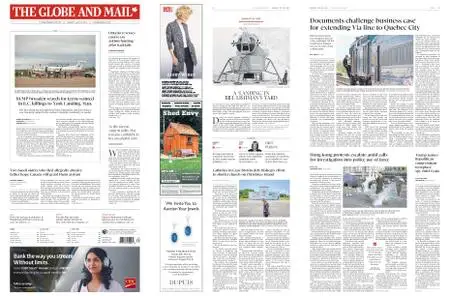 The Globe and Mail – July 29, 2019