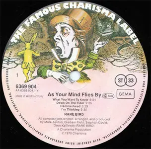 Rare Bird - As Your Mind Flies By (Charisma 6369 904) (GER 1970) (Vinyl 24-96)