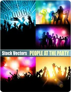 People at the party - Stock Vector