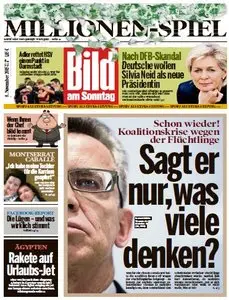 Bild Zeitung vom 08 November 2015