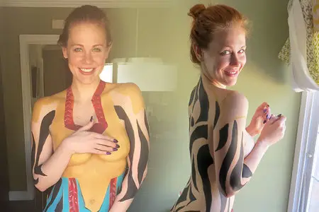 Maitland Ward - Photoshoot before the Living Art Exhibition in LA April 2, 2015
