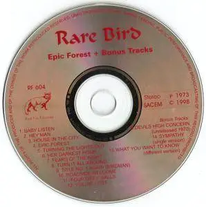 Rare Bird - Epic Forest (1972) [1998, Red Fox RF 604, France]