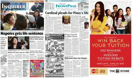 Philippine Daily Inquirer – April 15, 2015