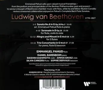 Emmanuel Pahud, Daniel Barenboim - Beethoven: Works for Flute (2020)