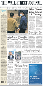 The Wall Street Journal – 24 November 2020