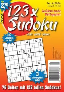 123 x Sudoku - Nr.4 2024
