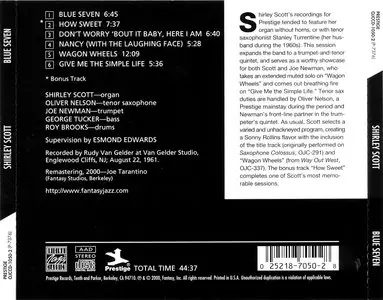 Shirley Scott - Blue Seven (2001)