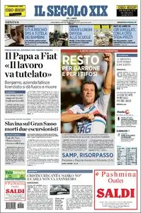 IL SECOLO XIX DEL 1 FEBBRAIO 2010