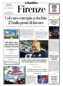 la Repubblica Firenze - 30 Agosto 2022