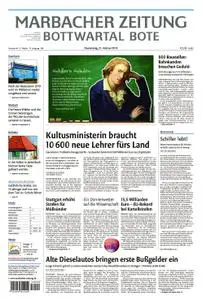 Marbacher Zeitung - 21. Februar 2019