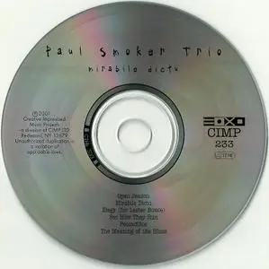 Paul Smoker Trio - Mirabile Dictu (2001)
